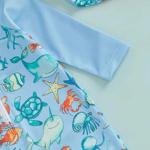 Ocean Waters Swimsuit & Hat