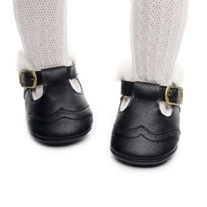 Plush Buckle Jo Shoes