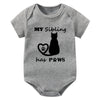 My Sibling Has Paws Cat Onesie