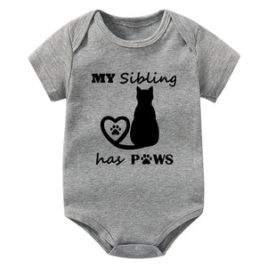 My Sibling Has Paws Cat Onesie