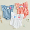 Flower Ruffle Onesie