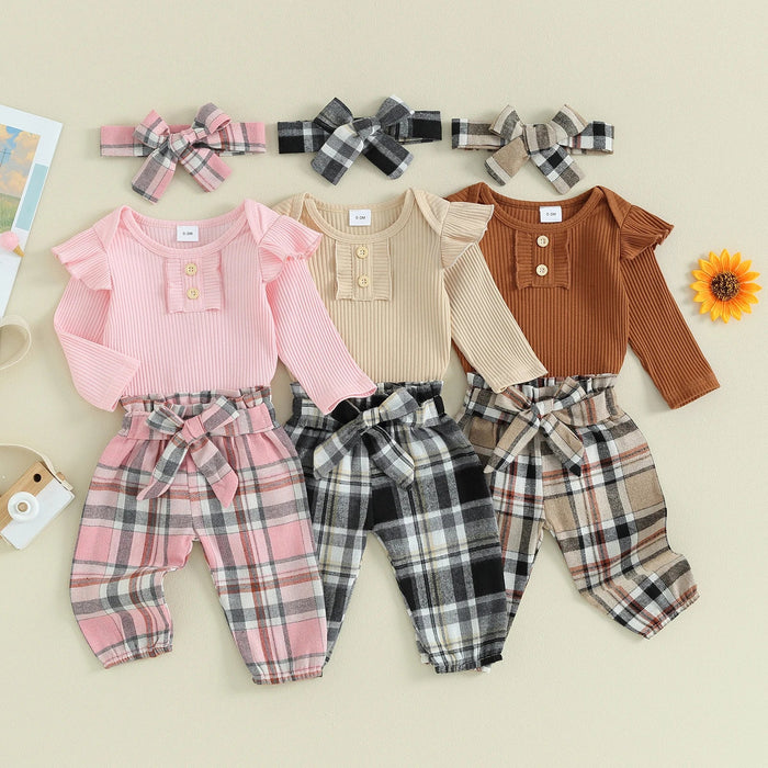 Penelope Plaid Outfit & Bow