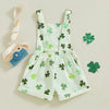 Lucky Clover Shorts Overalls