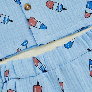 Collared Ice Pop Summer Outfit