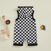 Hooded Checkered Romper