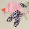 Pink Daddy's Girl Leopard Print Outfit