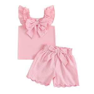 Plaid Paloma Bow Outfit