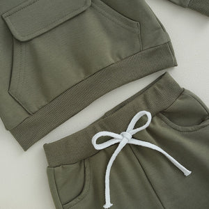 Solid Pocket Hilliam Hoodie & Pants