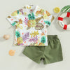 Tropical Button Shirt & Shorts