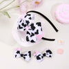 3 Piece Cow Headband & Clips