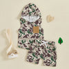 Camouflage Hooded Tank & Shorts