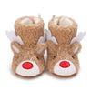 Fleece Reindeer Booties