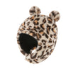 Plush Leopard Hat & Gloves