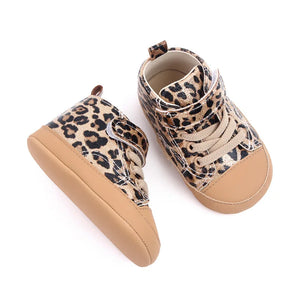 Leopard Print Laces Shoes