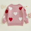 Knitted Valentine Heart Sweater