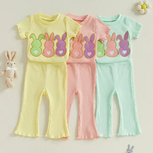 Ribbed Easter Bunny Outfit