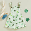 Lucky Clover Shorts Overalls