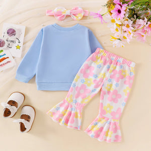 Beary Cute Floral Outfit & Headband