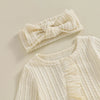 Ruffled Rosalie Footie Onesie & Bow