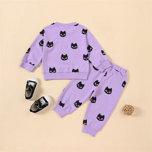 Purple Cat Halloween Outfit
