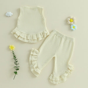 Solid Ruffled Marion Outfit