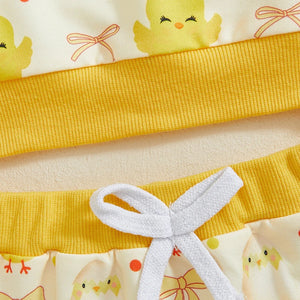 Easter Chick Outfit & Bow