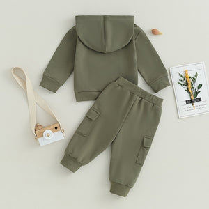 Solid Pocket Hilliam Hoodie & Pants