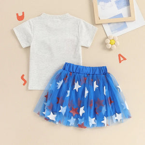 USA Summer Stars Skirt Outfit