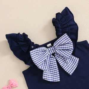 Plaid Paloma Bow Outfit