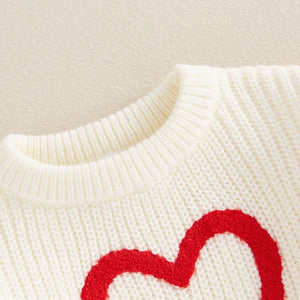 Knitted Heart Sweater