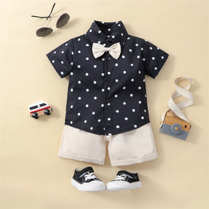 Polka Dot Bow Tie Outfit