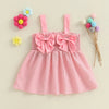 Pink Plaid Bow Dress