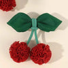2 Pack Cherry Hair Clips