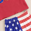 USA Ruffled T-shirt & Pants