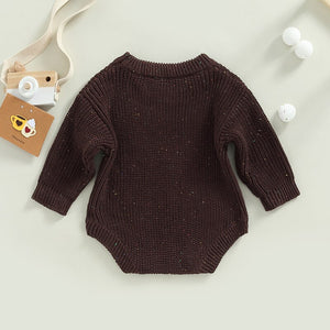Fall Knitted Sweater Onesie