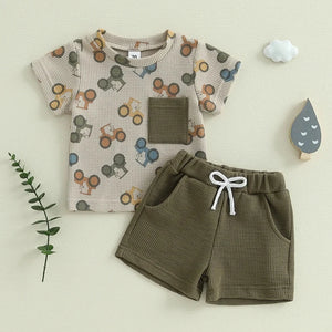 Tractor Pocket Shirt & Shorts