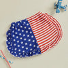 Ruffled USA Shorts