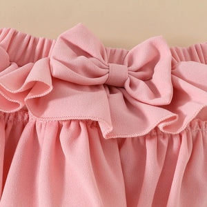 Summer Blossom Skirt Outfit & Bow