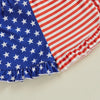 Ruffled USA Shorts