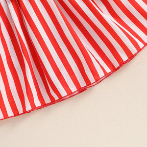 Candy Cane Stripe Christmas Dress