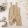 Solid Pocket River Romper