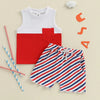 Patriotic Pocket Tank & Shorts