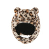 Plush Leopard Hat & Gloves
