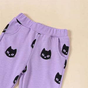 Purple Cat Halloween Outfit
