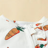 Ruffled Carrot Easter Onesie & Bow