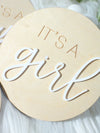 3 Piece Hello World Birth Announcement Signs