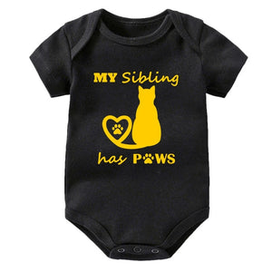 My Sibling Has Paws Cat Onesie