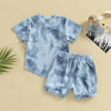 Tie Dye Pocket T-shirt & Shorts