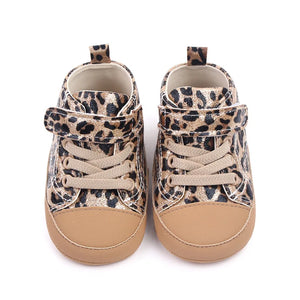 Leopard Print Laces Shoes