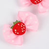 2 Pack Polka Dot Fruit Hair Clips